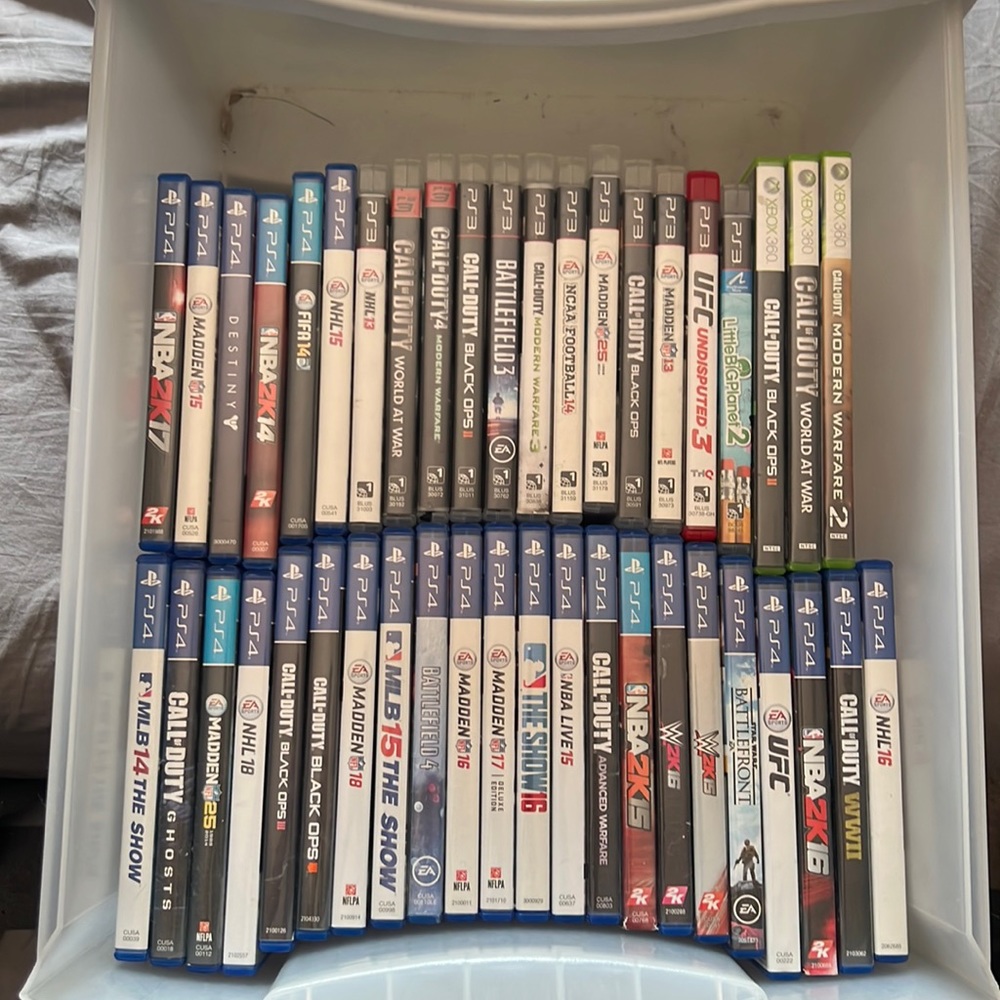 PS4, PS3, XBOX 360 games